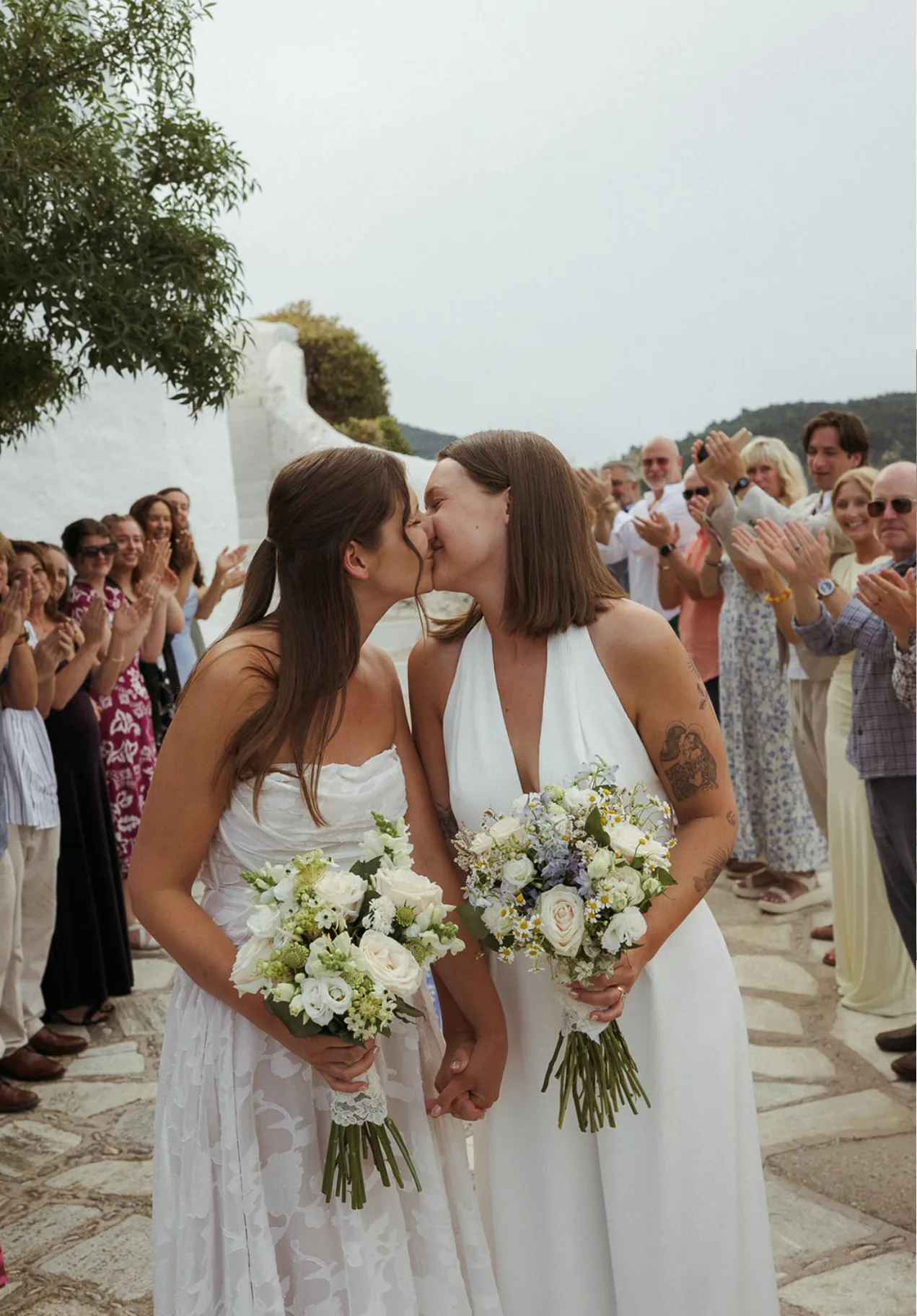 Real wedding ceremony in Skopelos, Greece by AETERNA — photo 2