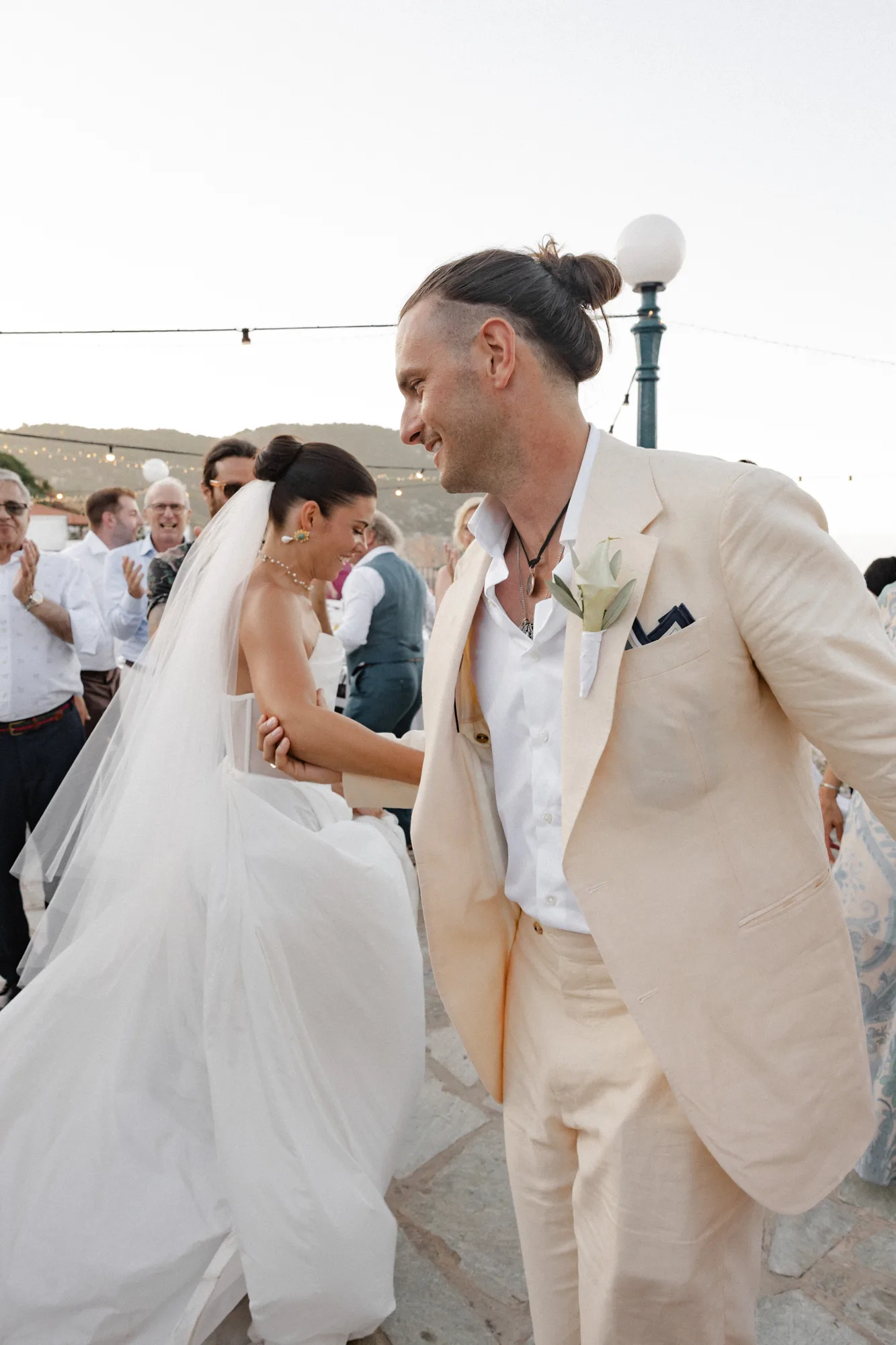 Real wedding ceremony in Skopelos, Greece by AETERNA — photo 7
