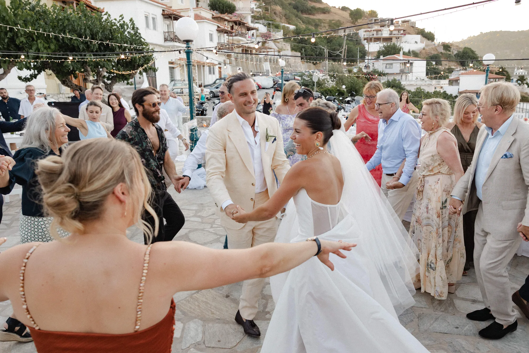 Real wedding ceremony in Skopelos, Greece by AETERNA — photo 12