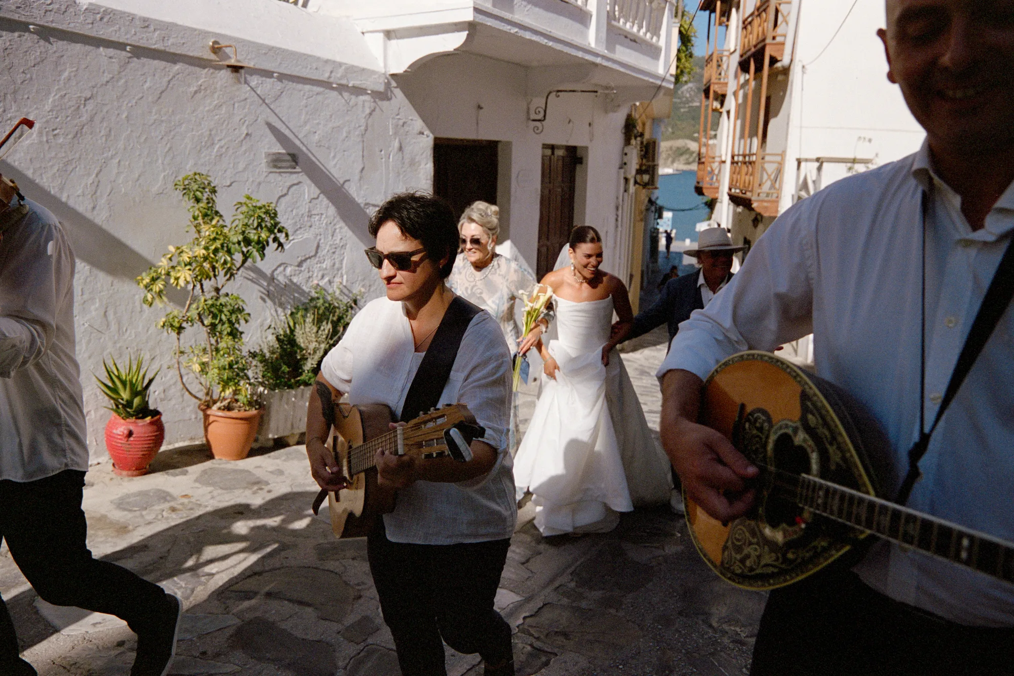 Real wedding ceremony in Skopelos, Greece by AETERNA — photo 9