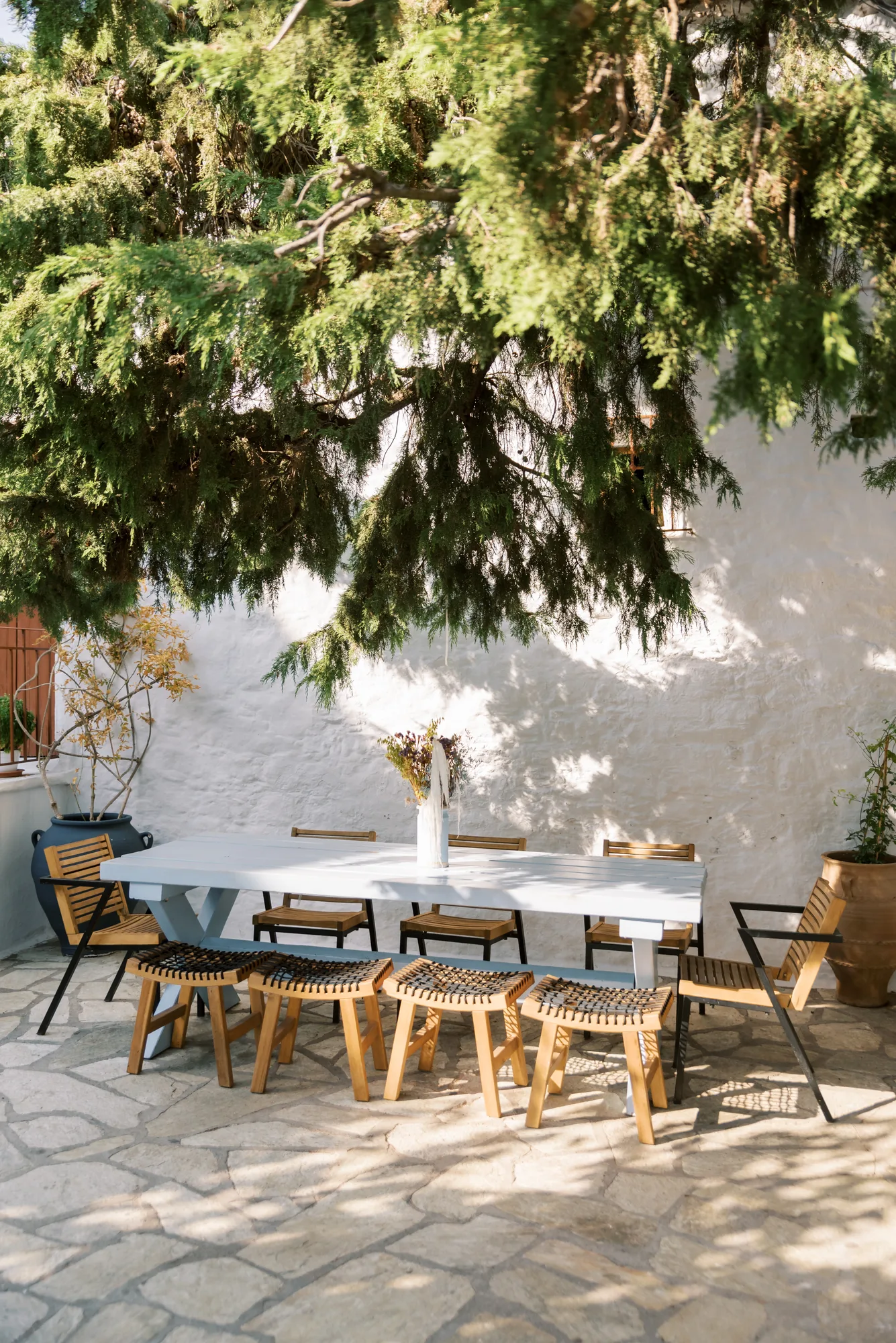 Real wedding ceremony in Skopelos, Greece by AETERNA — photo 47